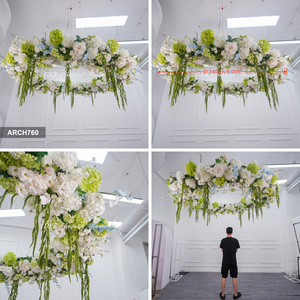 Decoración Estilo Bosque, Flores Colgantes de Techo, Flores para Mesa de Boda, Canopy Floral, Decoración Floral de Seda para Bodas - Product Image 2