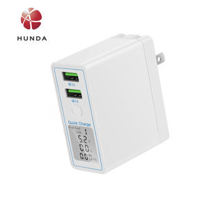 Quick Charger <span class=keywords><strong>3</strong></span>.0 <span class=keywords><strong>2</strong></span> Port Usb Multi Charger Dc5v <span class=keywords><strong>3</strong></span>.4a 36w With Us Uk Eu Socket Usb Charger Adapter For Cellphone - Product Image 6