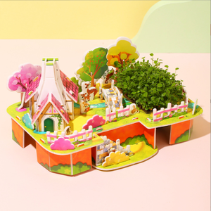 Maison de poupée en papier de qualité supérieure, jouet éducatif DIY pour enfants de 7 à 12 ans, en carton, logo et emballage personnalisables - Product Image 5