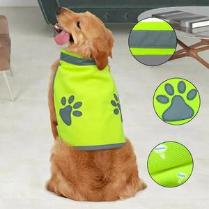 Camiseta Transpirable <span class=keywords><strong>para</strong></span> Perros Golden Retriever, <span class=keywords><strong>Labrador</strong></span>, Husky, <span class=keywords><strong>Chaleco</strong></span> de Seguridad Reflectante Verde Fluorescente - Product Image 2