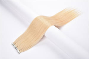 Nouveauté 2025 Super Double Drawn Extensions de cheveux à bandes de 18 à 26 pouces, installation facile, cheveux humains vierges Remy, salons professionnels - Product Image 4