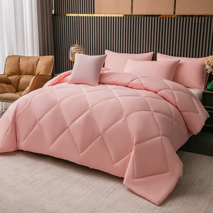 <span class=keywords><strong>Ensemble</strong></span> de literie avec couette en stock local aux États-Unis, garnissage en polyester et tissu en microfibre, doux et durable, avec taies d'oreiller - Product Image 2