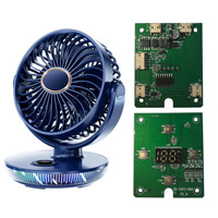Placa DE CIRCUITO DE VENTILADOR DE PCB pequeña silenciosa de alta velocidad OEM desarrollo de soluciones PCBA de mano para electrodomésticos potentes verdes