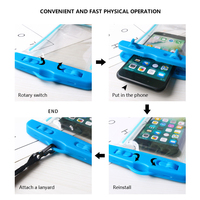 Étui étanche pour téléphone portable en PVC, résistant à l'eau