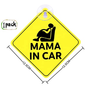 Baby aan boord Kinderen aan boord Letter Autosticker met verwijderbare lijm voor auto raamdecoratie - Product Image 4