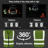 Gilet Refrigerante Personalizzato OEM con Pacchi Ghiaccio, Riflettente, Classe 3 ANSI, per il Raffreddamento Estivo, Gilet di Sicurezza per Edilizia e Sanificazione