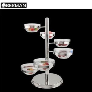 Vendita calda attrezzature da <span class=keywords><strong>cucina</strong></span> frutta ciotole del basamento del metallo cremagliera buffet riser <span class=keywords><strong>per</strong></span> la vendita - Product Image 1