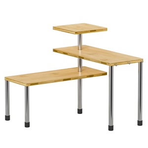 Rotatable, no-drill, adjustable multi-layer spice rack/cabinet <b>storage</b> <b>unit</b> <b>for</b> <b>kitchen</b> condiments. - Product Image 5