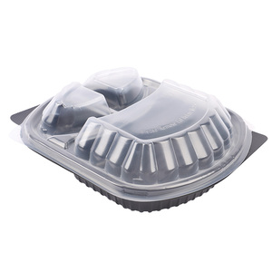 Hot Selling Clear Disposable Microwaveable Lunch Box,Plastic Food Container With Lid