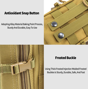 กระเป๋าเป้สะพายหลังแบบยุทธวิธีลายพรางสำหรับผู้ชาย ขนาดเล็ก เหมาะสำหรับการเดินป่าและล่าสัตว์ กันน้ำและทนทานต่อการสึกหรอ - Product Image 2