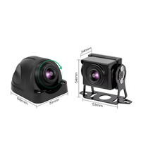 Moniteur AHD 7 pouces à 4 canaux avec écran partagé, vision nocturne, caméra de recul étanche IP68, système d'enregistrement LCD TFT IPS pour camions