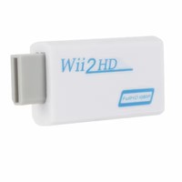 Convertidor de 3,5 MM 1080P para Nintendo Wii a HD TV PC Monitor adaptador Audio conector de salida de vídeo