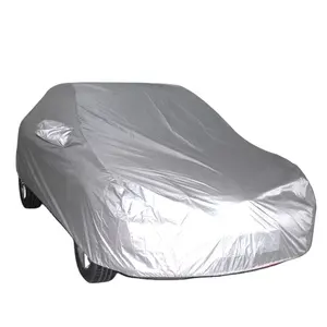 Hot Selling 190T Polyester Car Full Body Cover Rain Dust UV Protection Outdoor Car Cover