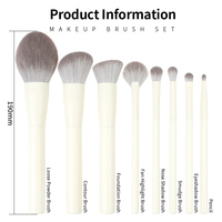 Proveedor de Brochas de Maquillaje OEM ODM, Brochas de Maquillaje Profesionales de Fibra Vegana Suave, Logotipo Personalizado, Marca Privada, Set de Brochas para Belleza