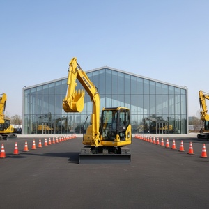 Mini-excavatrice Komatsu PC60 d'occasion de 6 tonnes, machine de construction hydraulique sur chenilles, petite Komatsu PC60 - Product Image 1