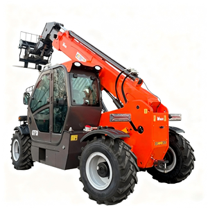 Chariot télescopique 3T : 7 m de levage, moteur Cummins, direction en crabe 4x4/4x4, <span class=keywords><strong>godet</strong></span> de 3 m³. - Product Image 1