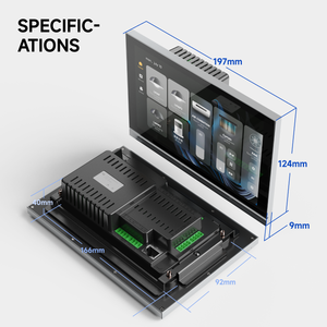 Tuya <span class=keywords><strong>Smart</strong></span> Home Pantalla IPS de 8 pulgadas <span class=keywords><strong>Zigbee</strong></span> Gateway Wifi Panel de control inteligente Pantalla táctil de pared de música multifunción Tuya Center - Product Image 2