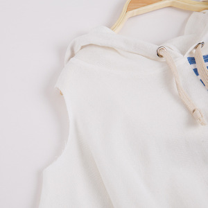 เสื้อยืด2017มีฮู้ดเปิดไหล่สำหรับเด็กทรงหลวมเสื้อมีฮู้ดยาวพิเศษสินค้าใหม่ - Product Image 5