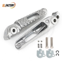 Repose-pieds arrière en aluminium durable pour moto, compatible avec CBR600RR 2003-2023 et CBR1000RR 2004-2016