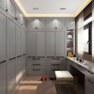 Prix des armoires modulaires YALIG, meubles de chambre à coucher, style shaker, armoire en bois, moderne, vente directe d'usine - Product Image 2