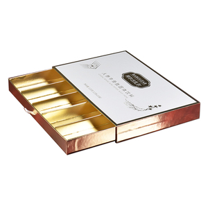 Custom Printing Cardboard Sliding Gift Box Separating Sleeve Paper Tray Drawer Box Gift Packaging