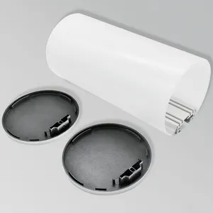 Vendita calda super buona qualità profilo led rotondo in alluminio da 100mm di diametro per striscia led