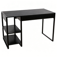 Bureau d'ordinateur avec rangement, blanc, pas cher, pour usage commercial, vente en gros, mobilier professionnel TD-1921