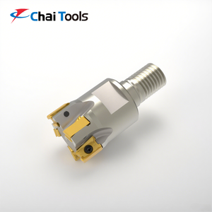 Soporte de fresa de extremo roscado CNC Soporte de montaje plano HSS Borde de corte en espiral de ángulo de <span class=keywords><strong>rastrillo</strong></span> positivo grande para un corte eficiente - Product Image 2