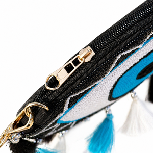 Elegante Bolso de Mano Suave para Mujer con Diseño de Ojo Turco Multicolor, Nuevo Bolso de Hombro con Cadena a la Moda para Mujer al Mejor Precio por Proveedor - Product Image 2
