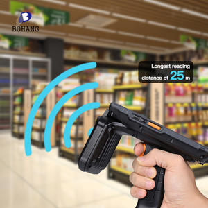 BOHANG Código de barras portátil Código QR NFC HF UHF Lector RFID Escritor UHF Lector de larga distancia Escritor <span class=keywords><strong>Android</strong></span> 11 Lector portátil - Product Image 5