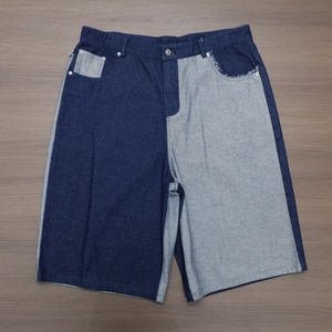 Custom 100% Cotton Oversize Fit Raw Denim Shorts High Quality Men's Denim Shorts Streetwear Summer 2026 - Product Image 1