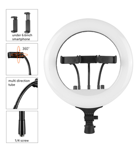Trépied lumineux universel, 14 pouces/36cm, avec pince pour téléphone portable, éclairage annulaire, pour la diffusion en direct, maquillage, télévision, Selfie/autoportrait, nouveauté - Product Image 2
