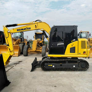 Compact and Flexible Komatsu pc70-8 used mini excavator EPA CE certificate 7ton pc70-7 <b>second</b> <b>hand</b> digger - Product Image 4