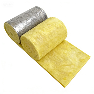 Rouleau de laine de verre de haute qualité en gros, couverture isolante en fibre de verre jaune, épaisseur 150 mm - Product Image 3