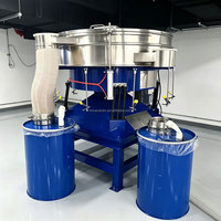 Máquina de cribado ultrasónico para material de electrodo negativo de grafito natural artificial, silicio y carbono para baterías de litio