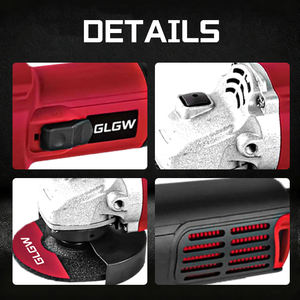 Электрическая угловая шлифовальная машина GLGW, 900 Вт, 1200 Вт, 100/115 мм, инструменты для деревообработки - Product Image 3
