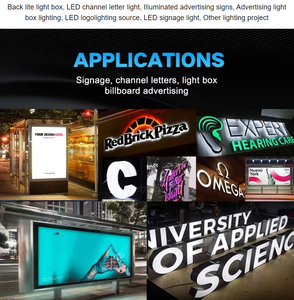 DC12V 24V 2W أبيض IP65 مقاوم للماء 68*18 + 6 وحدة عدسة حقن المصابيح ضوء <span class=keywords><strong>LED</strong></span> لإشارة مضيئة - Product Image 6