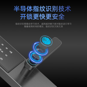 Nissho Smart Lock Fingerprint App Control Door Lock Home Security Electronic Lock With Cloud Storage - Product Image 5