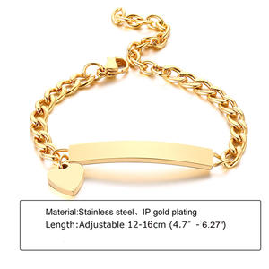 Personnalisé Sans Ternir En Acier Inoxydable Bébé Nom Bracelets Personnalisé <span class=keywords><strong>Gourmette</strong></span> Chaîne Lien Avec Couronne Charme Filles Garçon Bracelet Cadeau - Product Image 4