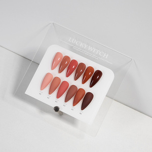 AILANUO Kit de vernis à ongles en gel pigmenté végétalien de haute qualité en gros, nouvelle arrivée, 6 couleurs, gel UV pour manucure - Product Image 4