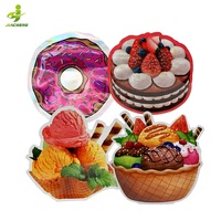 Stokta gummies aperatif plastik ambalaj 3.5 yumuşak dokunmatik komik benzersiz özel şekilli koku geçirmez zip kilit die cut mylar kılıf çanta