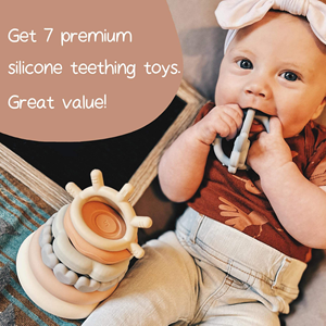 Juego de Mordedores de Silicona de Grado Alimenticio, Libres de BPA, para Bebés y Niños Pequeños, con Logotipo Personalizado, Anillo de Juguete Suave para Bebés, Venta al Por Mayor - Product Image 6