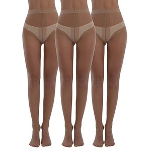 Collants OEM pour femmes 10D 20D en nylon ultra-transparent, à entrejambe en T, sans couture, amincissants, anti-accroc, très élastiques, doux et respectueux de la peau - Product Image 1