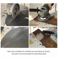Disque de meulage diamanté brasé sous vide 105/115/125 mm, disque de coupe abrasif pour marbre, granit, fer, acier sur meuleuse d'angle