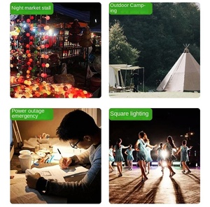 Luci da lavoro a LED <span class=keywords><strong>ricaricabili</strong></span> portatili Multi-funzionali <span class=keywords><strong>lampade</strong></span> da campeggio pieghevoli solari con funzione di emergenza - Product Image 5