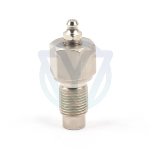 จุกจ่ายจาระบีสำหรับกระบอกปรับความตึงสายพาน รุ่น R60-5 R55-5 R60-7 R80-5 R80-7 DH55 DH60 DX55 DX60 อะไหล่รถขุด - Product Image 1