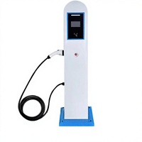 Nouvelle station de recharge pour véhicules électriques AC7KW Type 2 intérieure/extérieure, prises de courant IP54, équipement de distribution sur pied