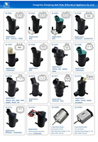 DE RONG Ensemble moteur de pompe lave-glace à sortie unique, pièce de rechange OEM pour Toyota BYD Lexus Audi Mazda Volvo VW Changan