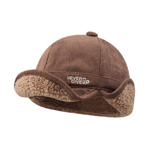 New Corduroy Wool Baseball <strong>Cap</strong> With Visor and Ear Flaps Warm <strong>Cap</strong> Unisex Outdoor Hunting Earflap Winter Hat <strong>Trapstar</strong> - Product Image 3