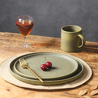 P & T service de vaisselle de luxe pour banquet de mariage vaisselle en céramique petite assiette vaisselle artisanale en céramique pour hôtels de luxe